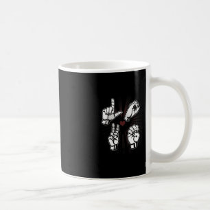 Caneca De Café Love ASL Sinal Language Dia de os namorados Presen