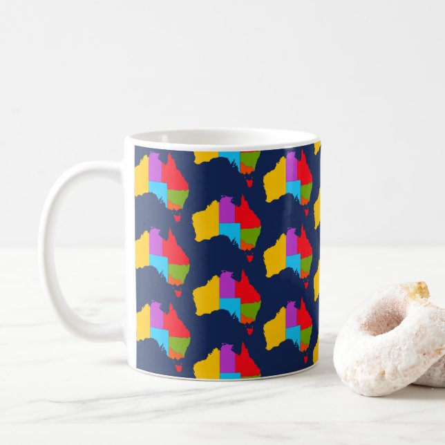 Caneca De Café Love Austrália Classic Mug (Com Donut)