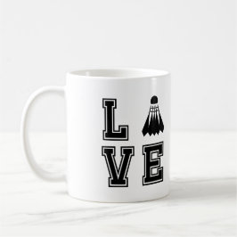 Caneca De Café Love Badminton