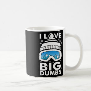 Caneca De Café Love Big Dumps Snowboard Ski Goggles Snowboarder S