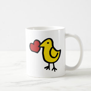 Caneca De Café Love Bird
