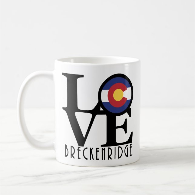 Caneca De Café LOVE Breckenridge 11oz (Esquerda)