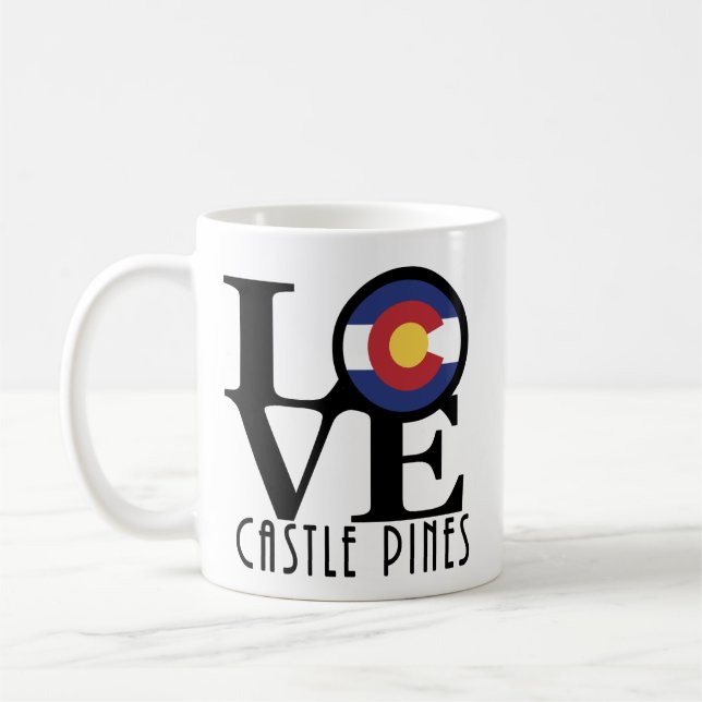 Caneca De Café LOVE Castle Pines 11oz (Esquerda)