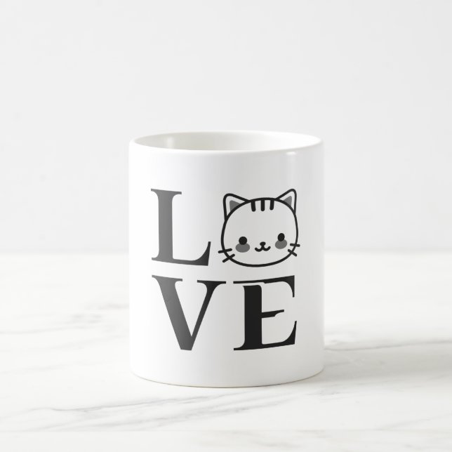 Caneca De Café Love Cats (Centro)