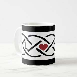 Caneca De Café Love Celtic Knot