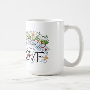 Caneca De Café Love Classic White Mug