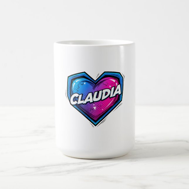 Caneca De Café Love Claudia (Centro)