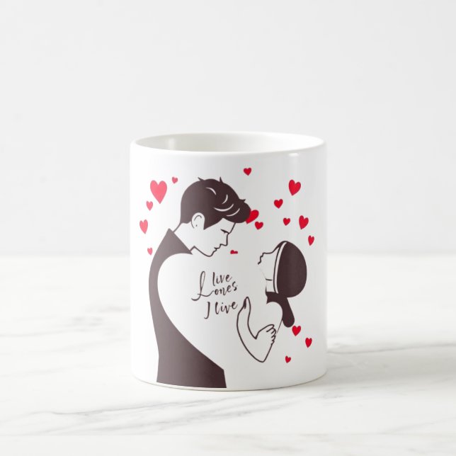 Caneca De Café Love Coffee Mug (Centro)