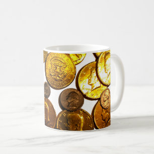 Caneca De Café Love Coin Mug