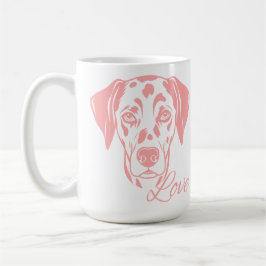 Caneca De Café Love Dalmata