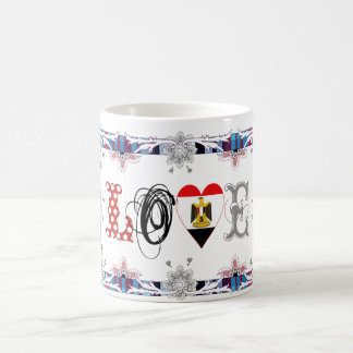Caneca De Café Love Egypt