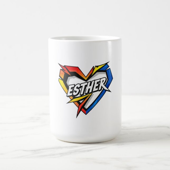 Caneca De Café Love Esther (Centro)