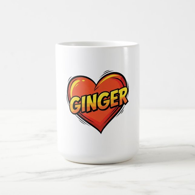 Caneca De Café Love Ginger (Centro)