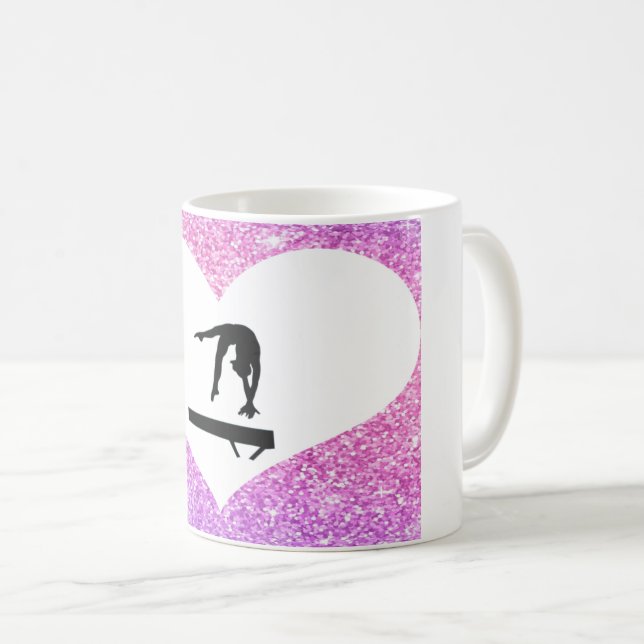 Caneca De Café Love Gymnastics Mug (Frente Esquerda)
