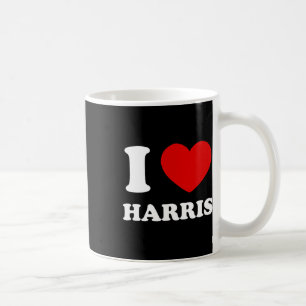 Caneca De Café Love Harris I Heart Harris Funny First Name Harris