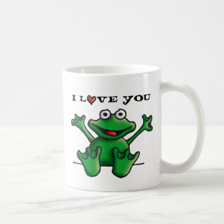 Caneca De Café love heart frog