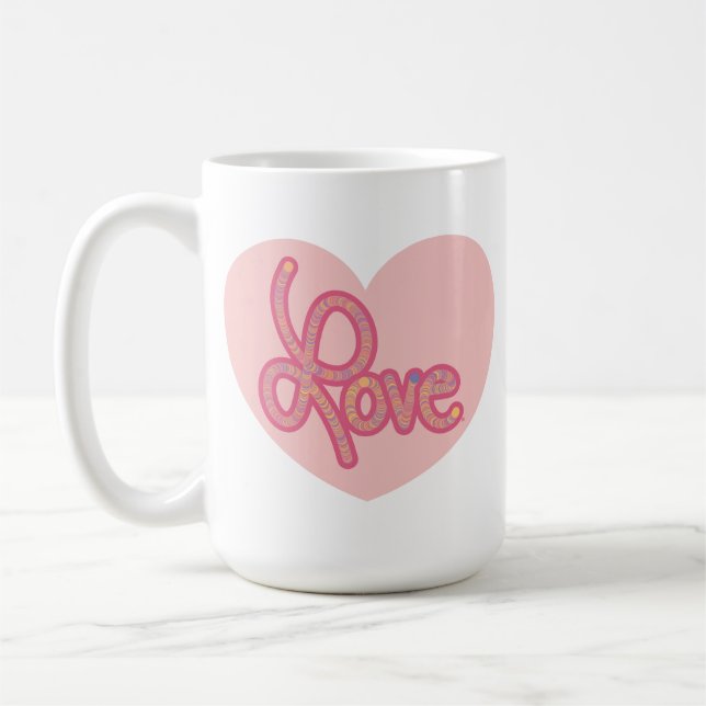 Caneca De Café Love Heart Mug (Esquerda)