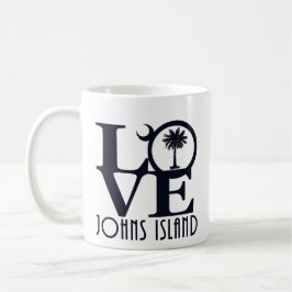 Caneca De Café LOVE Johns Island SC 11oz