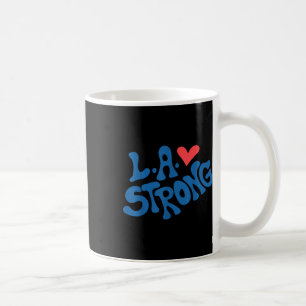 Caneca De Café Love La Heart Los Angeles Forte Apoio