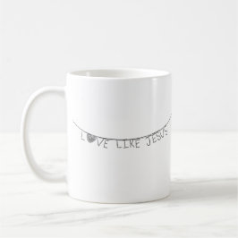 Caneca De Café Love Like Jesus