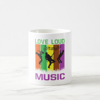 Caneca De Café Love Loud Music Coffee Mug