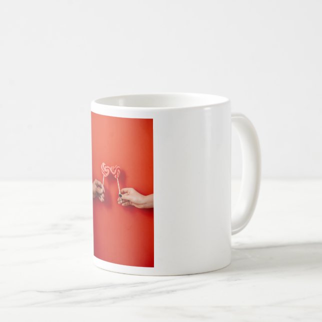 CANECA DE CAFÉ LOVE & LOVE (Frente Esquerda)
