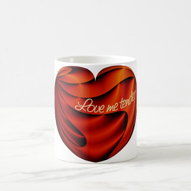 Caneca De Café Love Me Tender (Centro)