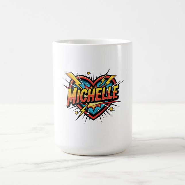 Caneca De Café Love Michelle (Centro)