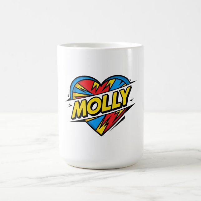 Caneca De Café Love Molly (Centro)