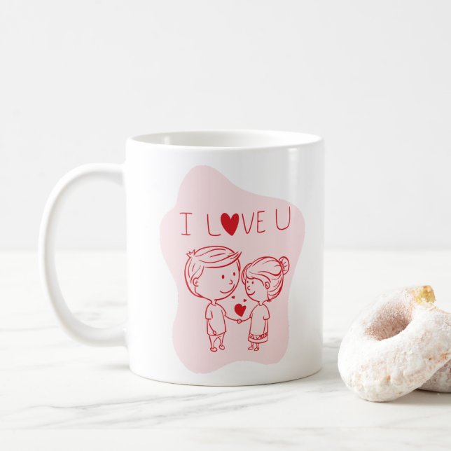 CANECA DE CAFÉ LOVE MUG (Com Donut)