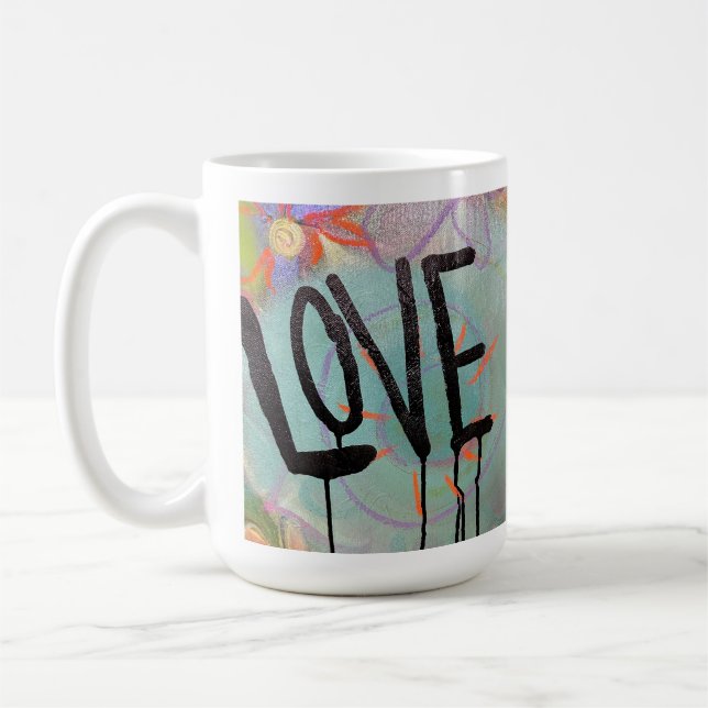 Caneca De Café Love Mug original art (Esquerda)