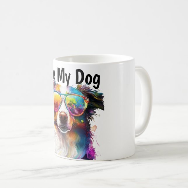 Caneca De Café Love my Dog Mug (Frente Esquerda)