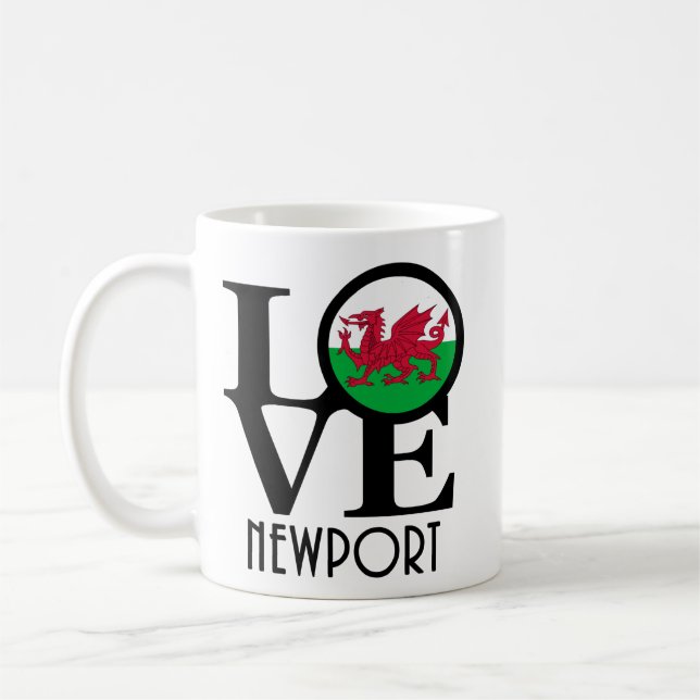 Caneca De Café LOVE Newport 11oz (Esquerda)