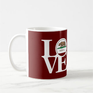 Caneca De Café LOVE Nob Hill 11oz Mug Red