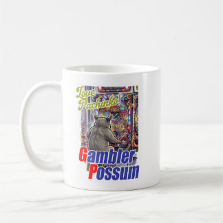 Caneca De Café Love Pachinko! Gambler Possum