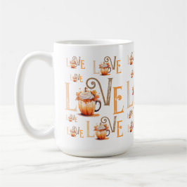 Caneca De Café Love Pumpkin Spice