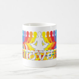 Caneca De Café Love Rainbow Intentions Coffee Mug