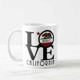 Caneca De Café LOVE Sausalito CA 11oz