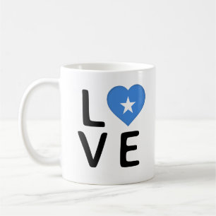 Caneca De Café Love - Somália Flag