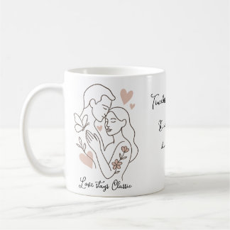 Caneca De Café love stays classic