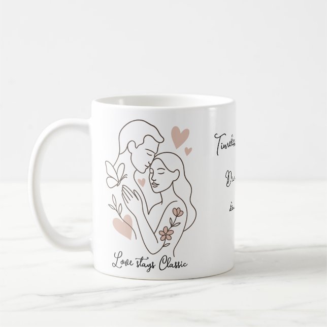 Caneca De Café love stays classic (Esquerda)