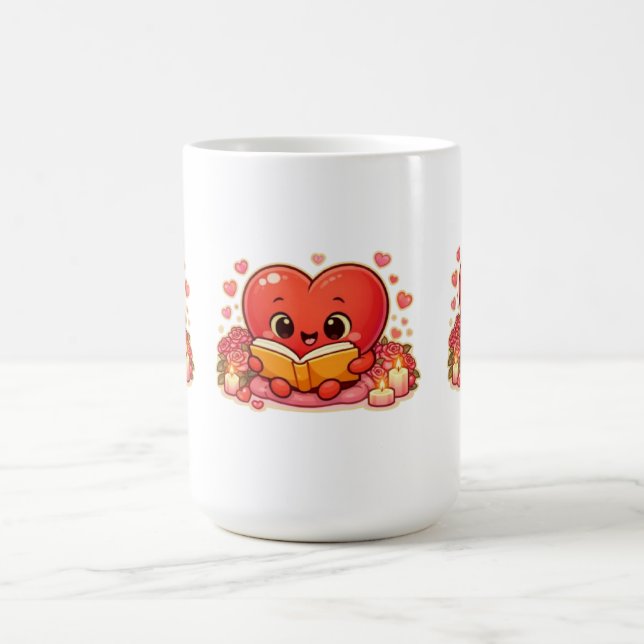 Caneca De Café Love Stories Begin Within the Heart (Centro)