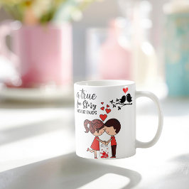 Caneca De Café Love Story Mug