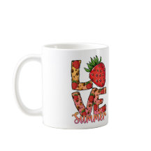 Love Summer Strawberry Coffee Mug | Hello Summer
