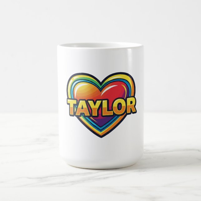 Caneca De Café Love Taylor (Centro)