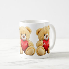 Caneca De Café Love Teddy