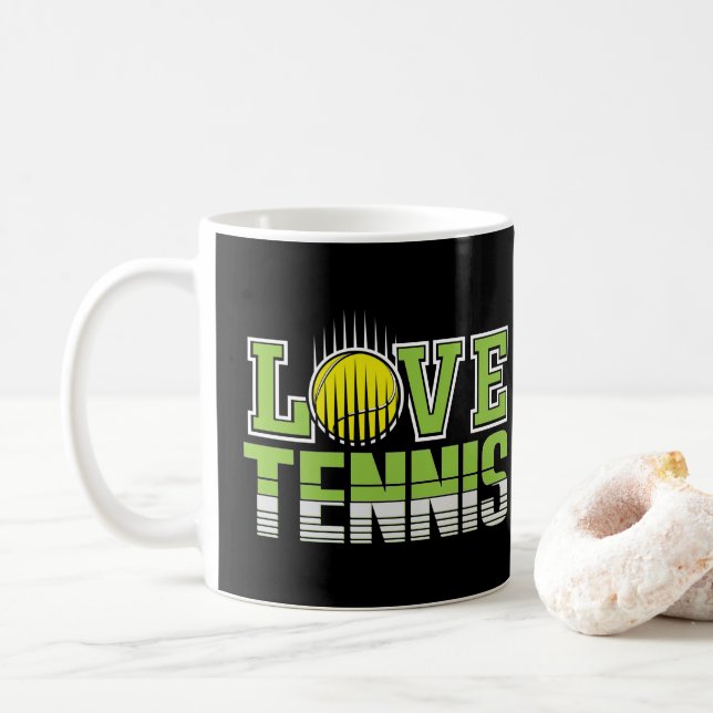 Caneca De Café Love Tênis (Com Donut)
