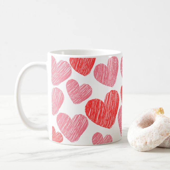 Caneca De Café Love U (Com Donut)
