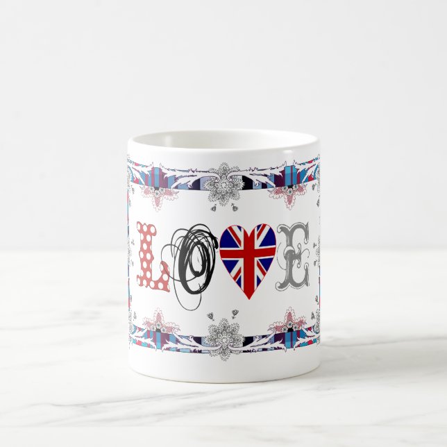 Caneca De Café Love UK (Centro)