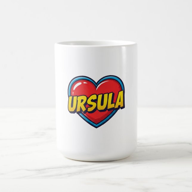 Caneca De Café Love Ursula (Centro)